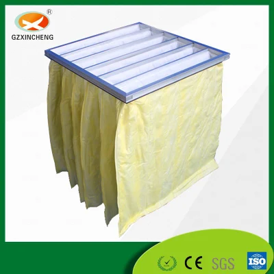 Merv8 filtro de aire de bolsa de bolsillo de eficiencia media para hospital