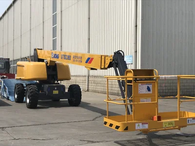Elevador de aguilón 26m Plataforma de trabajo aéreo telescópico de brazo recto Gtbz26s
