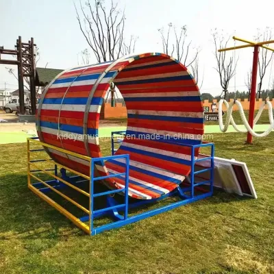 2024 nuevos juegos de parque de atracciones rodillo giratorio tambor in situ para Zona de juegos para niños