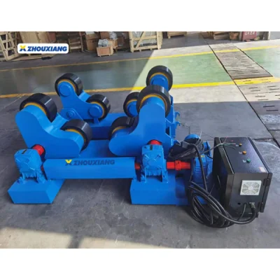 Línea de producción de tanques Zhouxiang rodillo rotatorio de soldadura de 100 toneladas automático Rodillo de giro