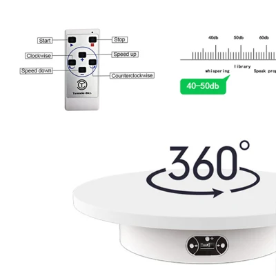 Venta en caliente Turntable-BKL 30cm Control remoto Fotografía Eléctrica Turntable