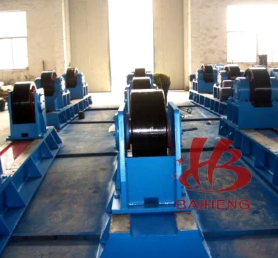 100 toneladas el rotador de soldadura Fabricante de rodillos de giro del depósito de los proveedores