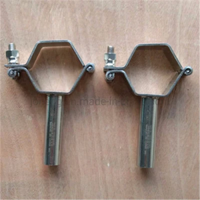 China higiénico de acero inoxidable tubo hexagonal Th3 con soporte para el tubo (JN-PL 1004)