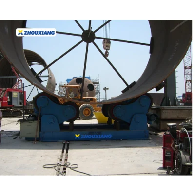 Wuxi Zhouxiang rodillos de tanques Industria soldadura ajustable tubo rotador soldadura Rodillo de giro
