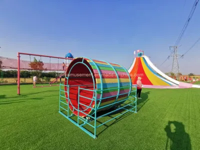 2024 nuevos juegos de parque de atracciones rodillo giratorio tambor in situ para Zona de juegos para niños