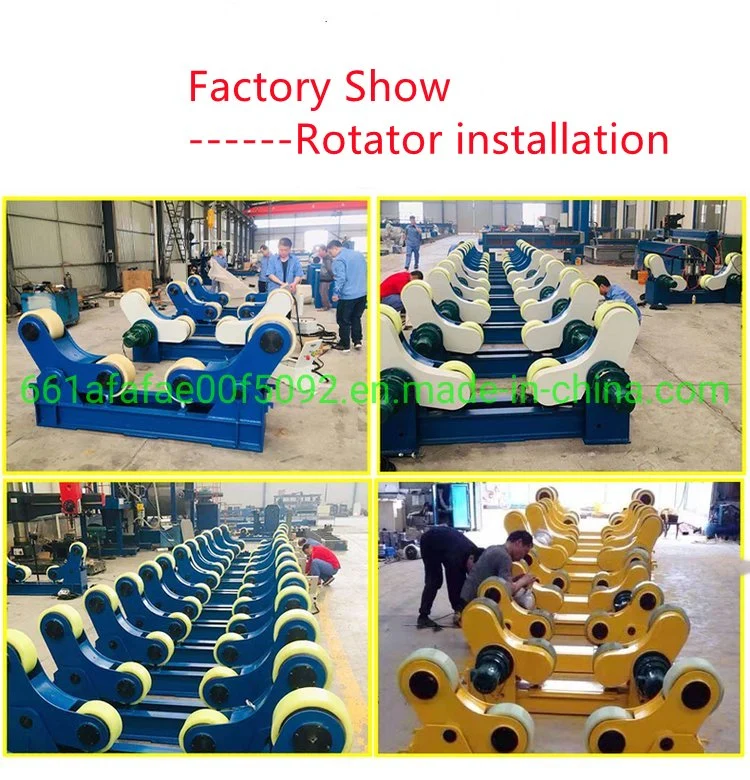 150 Ton Automatic Stainless Steel Welding Rotators for Pressure Vessel