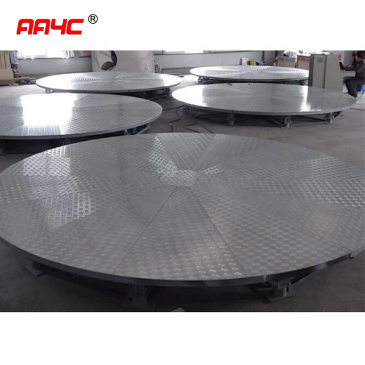 AA4c 360 Degree Galvanized Rotary Hydraulic Parking Rotating Platform Car Turntable