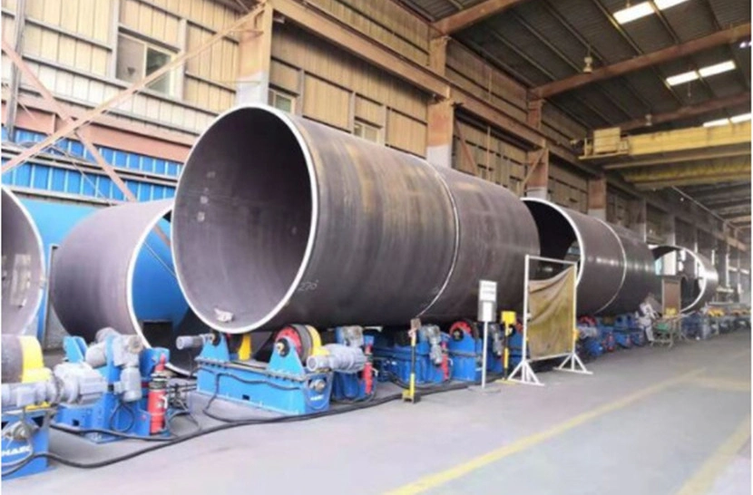 200 Ton Customized Steel Polyurethane Wheel Assembly Rotator for Welding