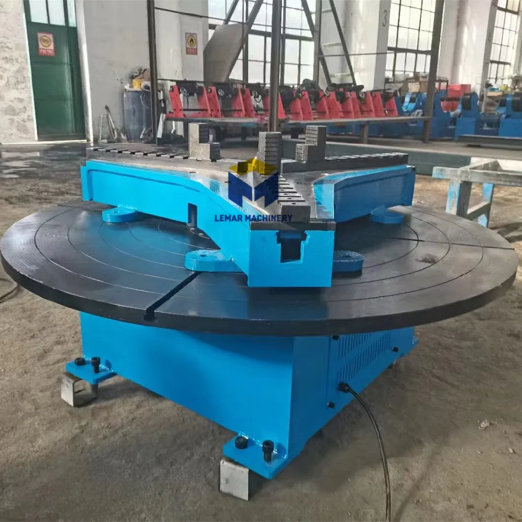 Motorized Welding Turntable Rotary Table Welding Positioner 2000kg Loading Capacity