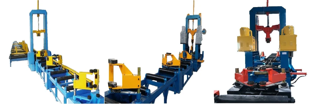 H Beam Automatic Assembly Welding Straightening Machine for Steel Structure Production Line