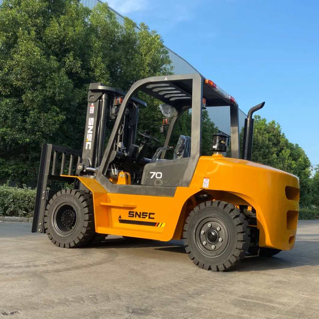 Japan Engine Forklift 7tons Diesel Forklifter with 6m Height
