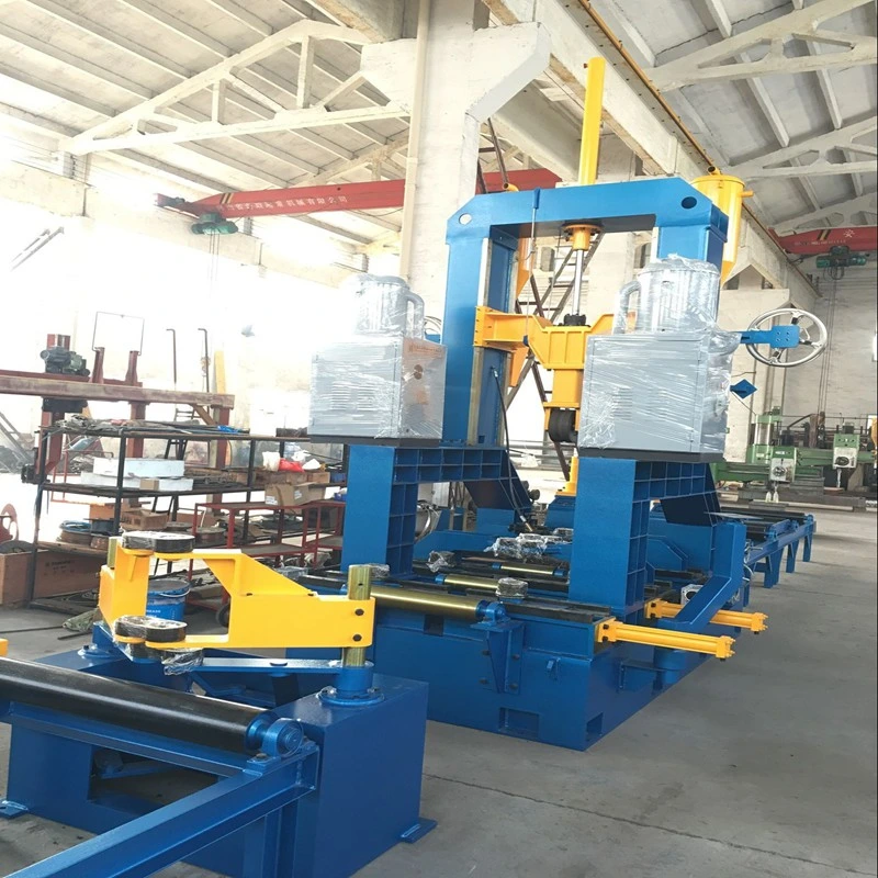 Manufacturing H Beam Assembly Welding Straightening Machine