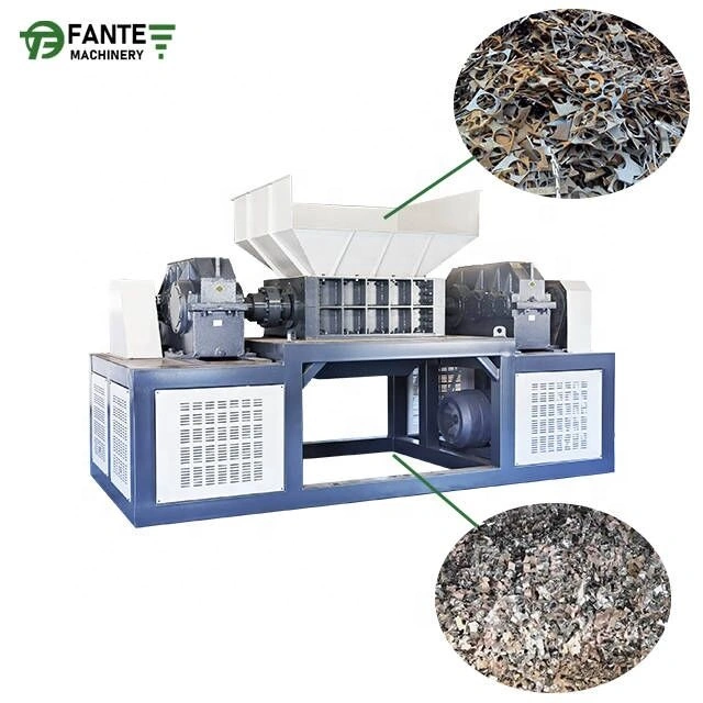 Heavy Duty PVC Pipe Crushing Pet Bottles Recycling Crusher Shredder Machine