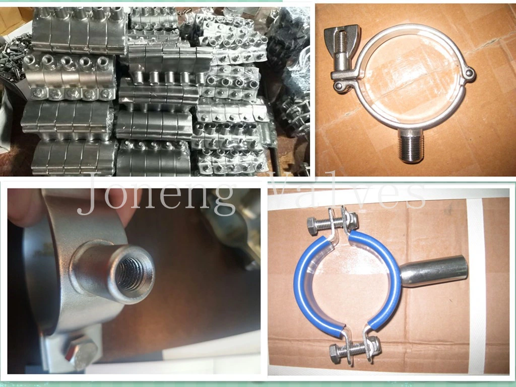 China Stainless Steel Hygienic Th3 Hex Pipe Holder Support with Pipe (JN-PL 1004)
