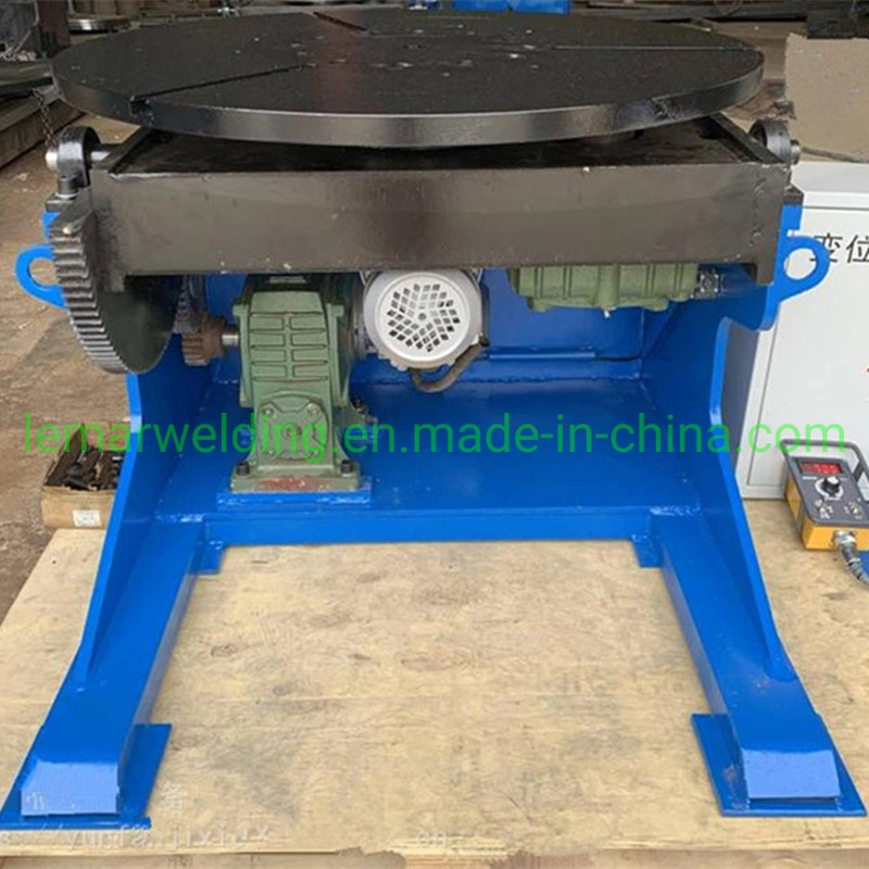 3 Ton Auto Rotary Pipe Welding Positioner Turntable with T Jaw Welding Chuck