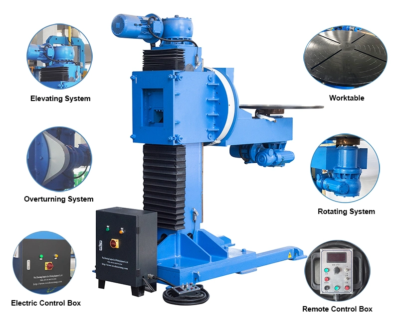 Steel Structure L Type Rotary Weld Turning Positioner for Rotary Welding