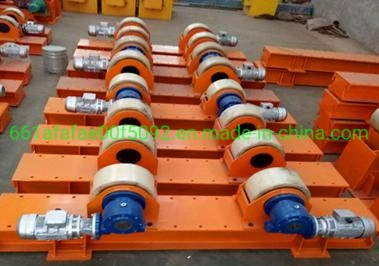 60 Ton Automatic Adjustable Tank Welding Rotator with Rubber Roller