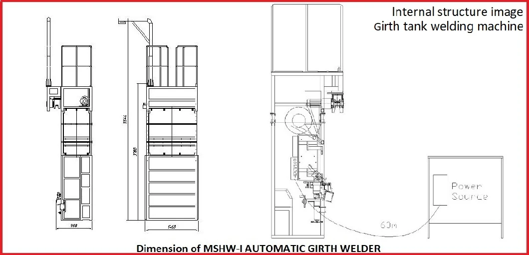 High Efficiency Tank Welding Machine for Oil Tank Construction