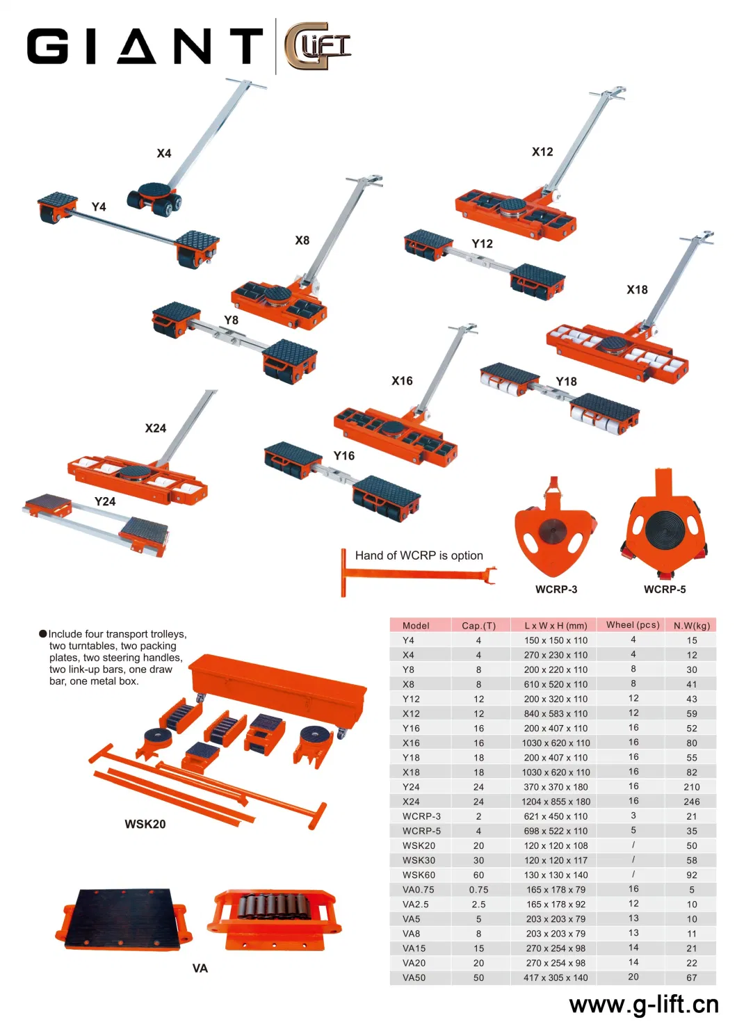 20t 32t Moving Roller Skates for Shipping Container Transport