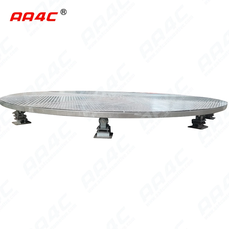 AA4c 360 Degree Galvanized Rotary Hydraulic Parking Rotating Platform Car Turntable