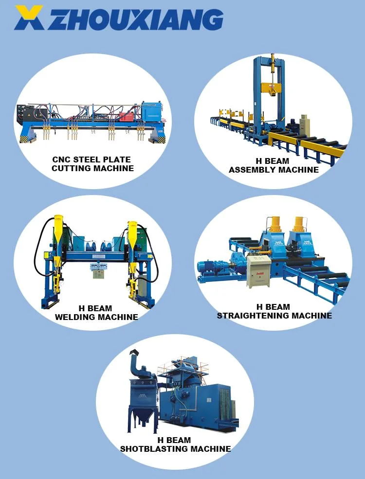 Zhouxiang Finish in Store H Beam Machinery Tag Welding Gantry Welding