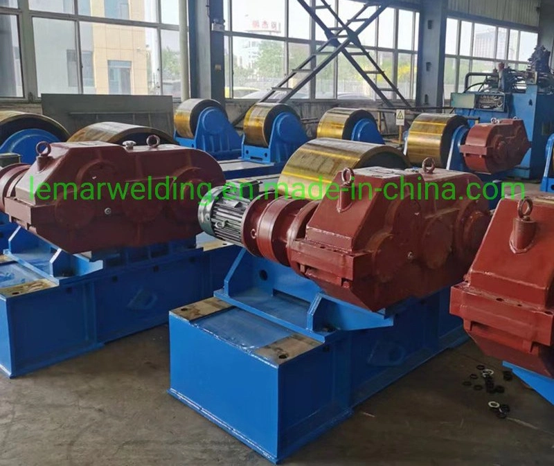 Adjustable Type 200 Ton Pressure Vessel Rotator Stationary Conventional Welding Rotator