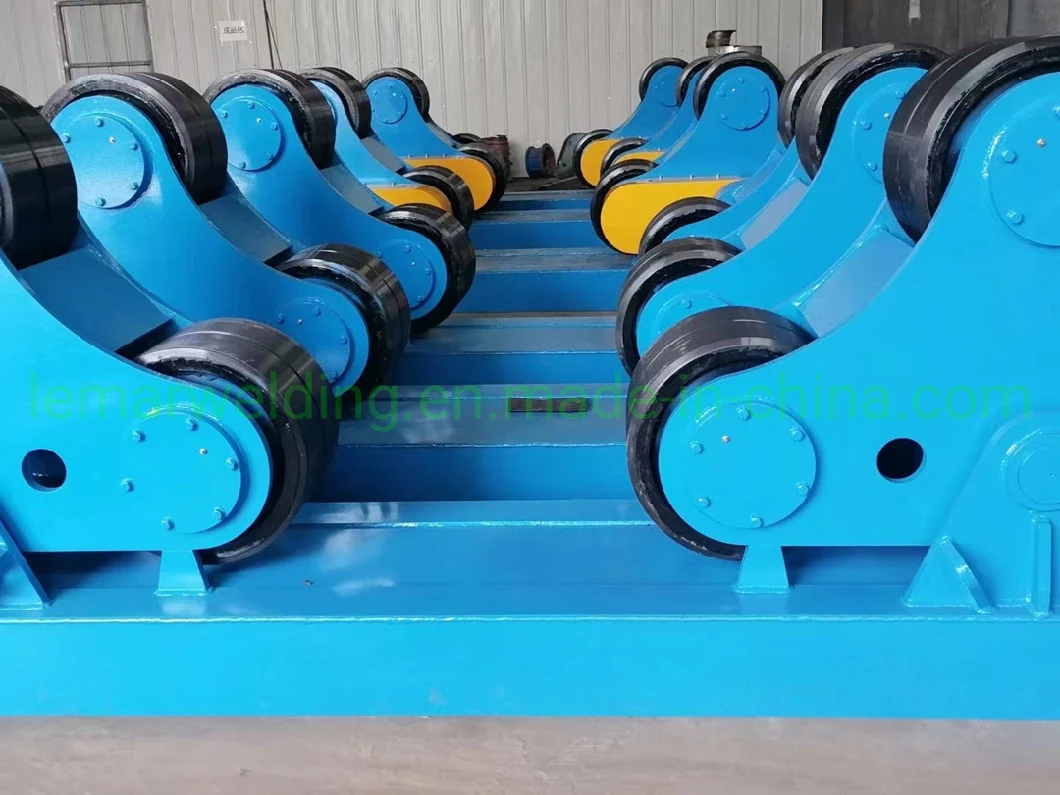 20t Self Adjustable Rubber Polyurethane Tank and Pipe Turning Rolls