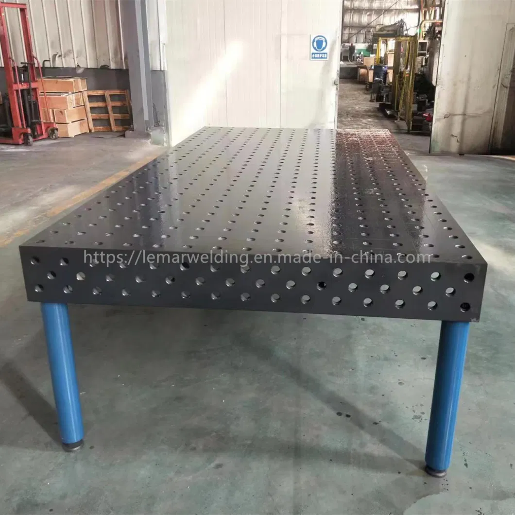 Cast Iron 3D Flexible Combined Welding Platform Robot Welding Tables
