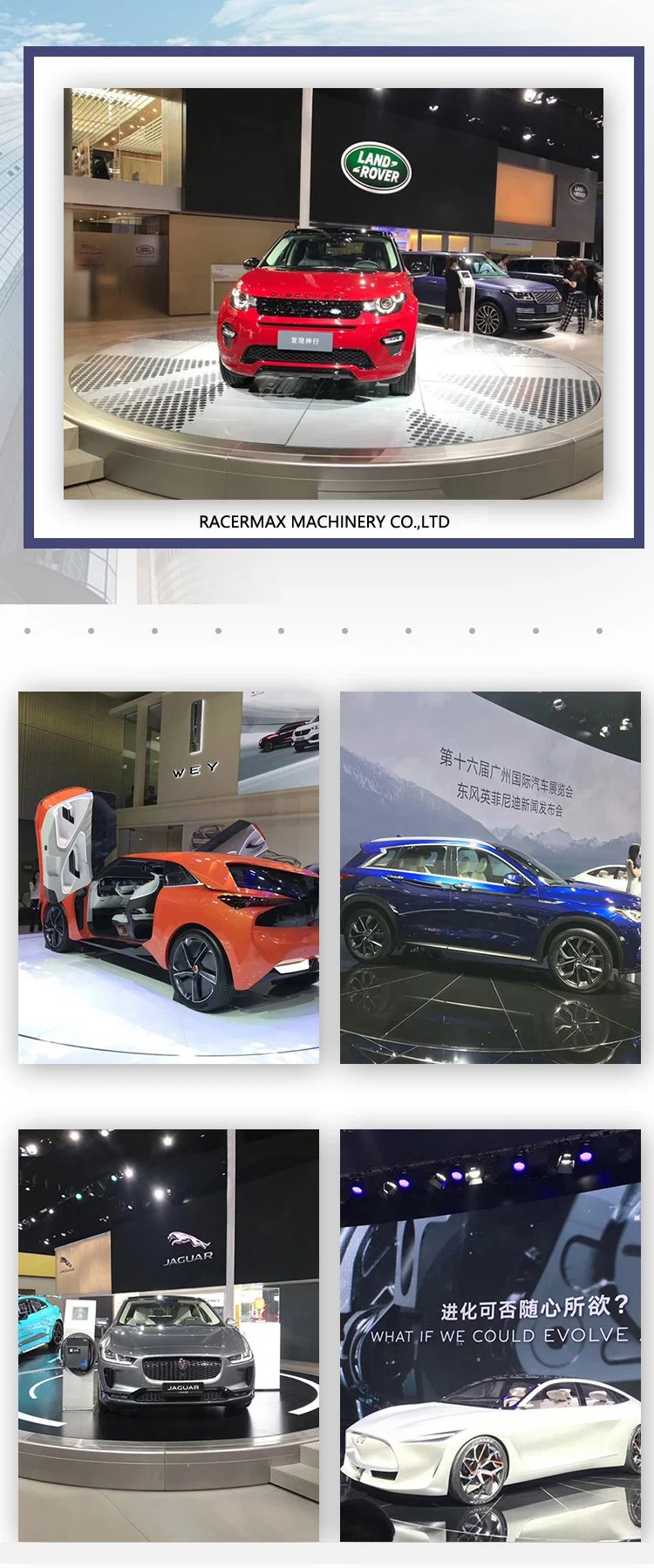 Car Display Rotating Platform Racermax Factory Sale