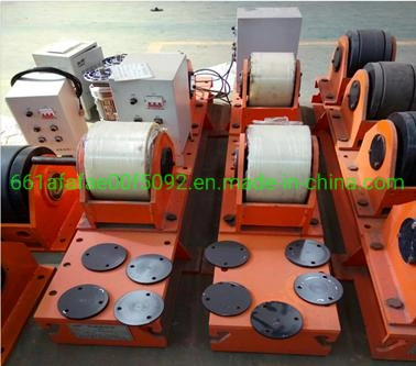 60 Ton Automatic Adjustable Tank Welding Rotator with Rubber Roller