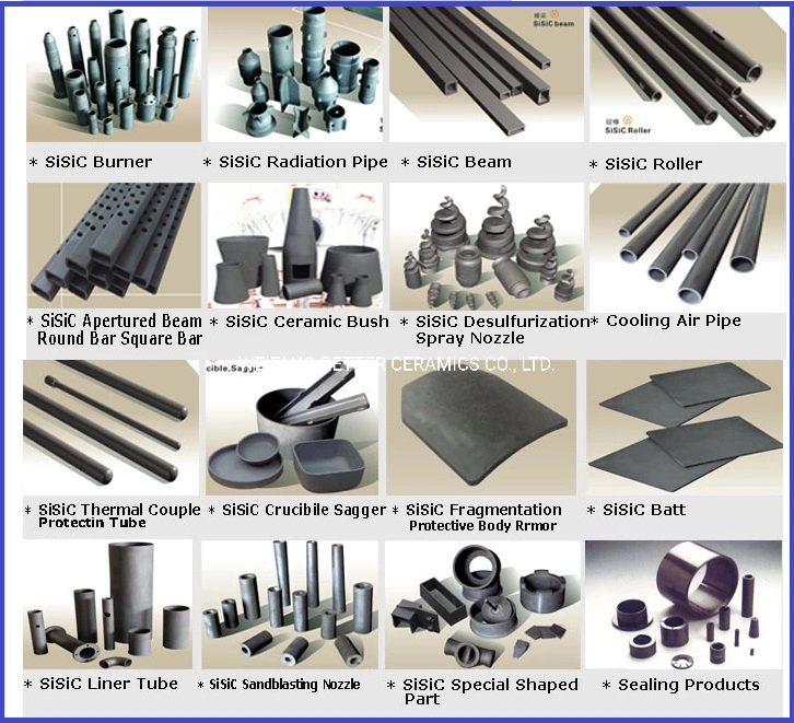 SISIC silicon carbide roller manufacturer from China