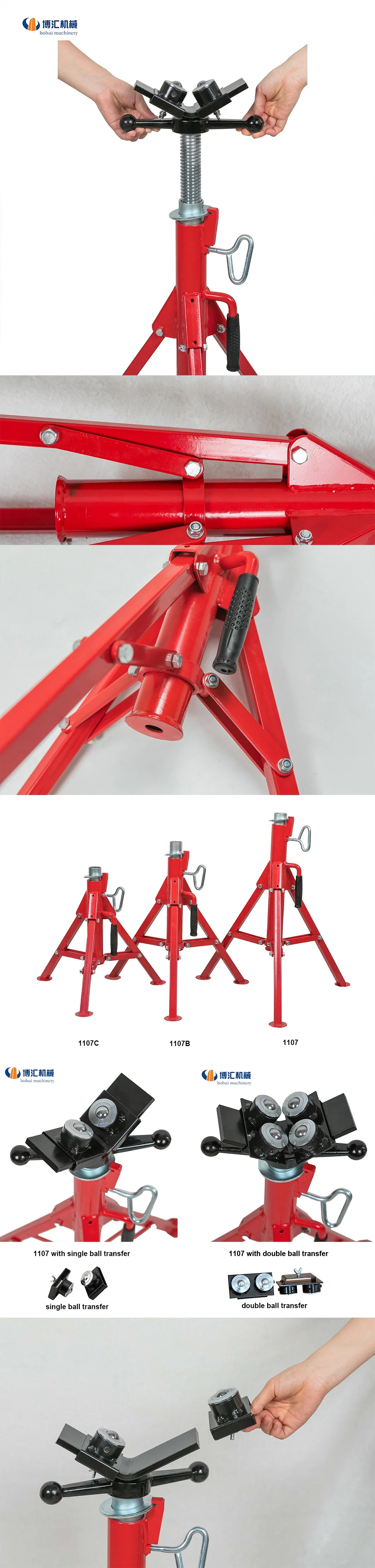 Distributor Price Adjustable Pipe Stands for Welding Tube