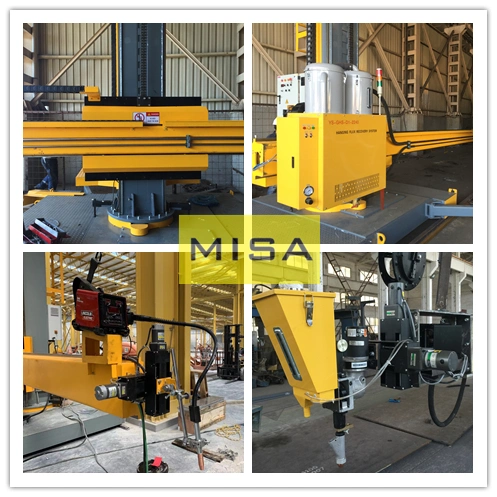 Middle Duty Welding Manipulator with Motorized Rotation for Auto Seam Welding