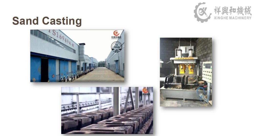 Customized Sand Casting Components of Ductile Iron Casting for Rotor Housing