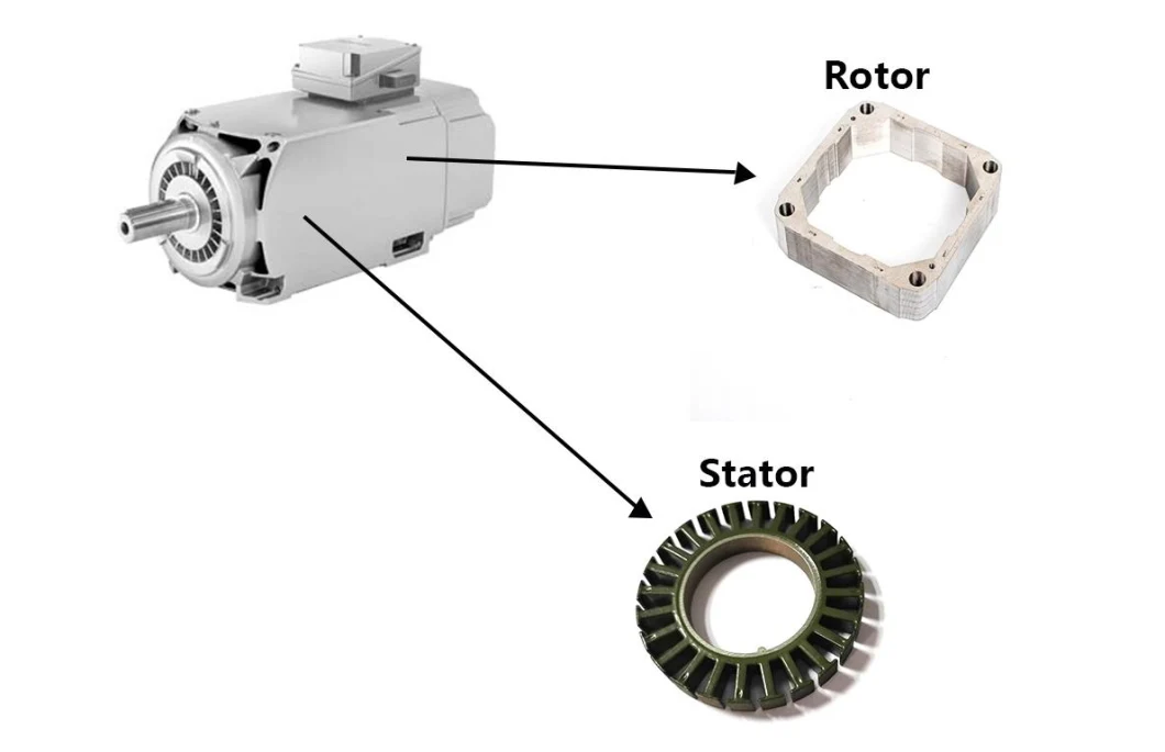 Custom Stator/ Rotor Various Power Transformers / Ballasts Lamination Silicon Steel Stator Parts