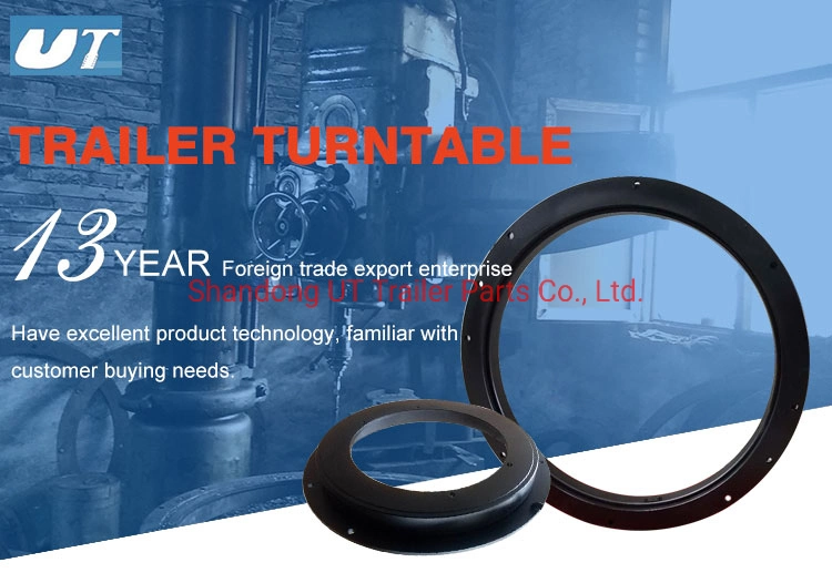 Semitrailer Parts Qt500-7 Cast Iron Material Ball Bearing Turntable