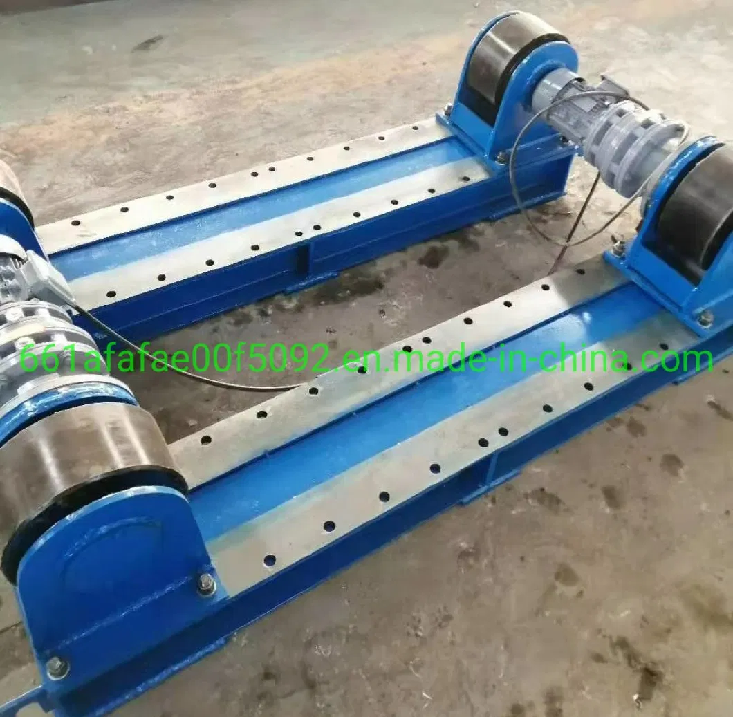 60 Ton Automatic Adjustable Tank Welding Rotator with Rubber Roller