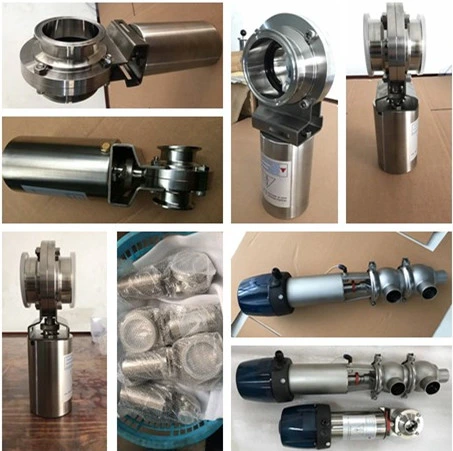 Stainless Steel Actuator Pneumatic Butterfly Valves with Explosion Proof