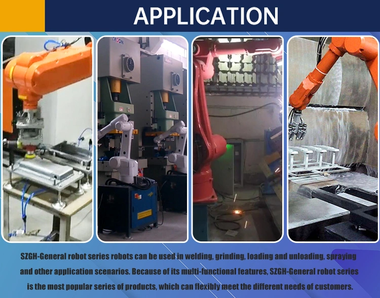 Manufacturer Custom 20kg TIG/MIG/Mag High-Speed Six Axis Grinding Polishing Welding Cutting Robot Arm