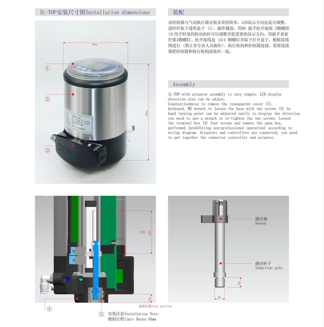 Regulating Valve Positioner for Pipe Line