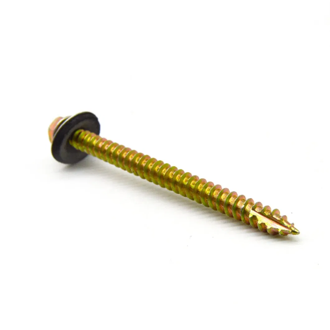 Hex Head Screws with EPDM and Cutting Tail