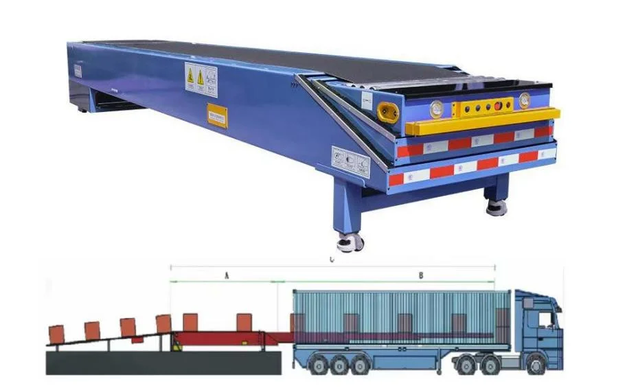 Hot Sale 5.5kg Roller Tengyang Industrial Hydraulic Conveyor for Container Truck Warehouse Ty-1000