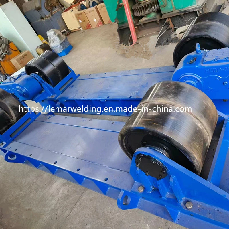 200 Ton Customized Steel Polyurethane Wheel Assembly Rotator for Welding