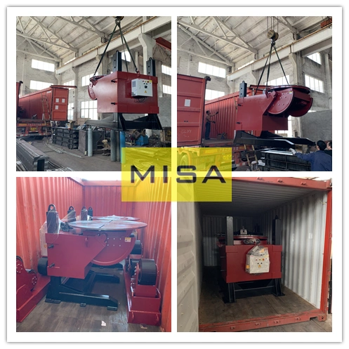 1 Ton Elevating Welding Positioner with 3 Jaws Chuck, Max Loading 1000kg