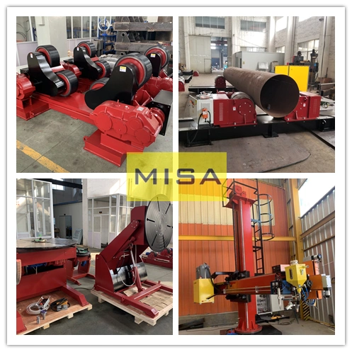 1.2 Ton Pipe Welding Positioner, Pipe Turning Positioner with 1200mm Faceplate