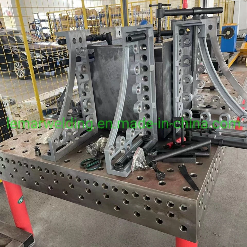 Casting Iron Steel Plate 3D Flexible Welding Workbench Table Robot 3D Welding Tooling
