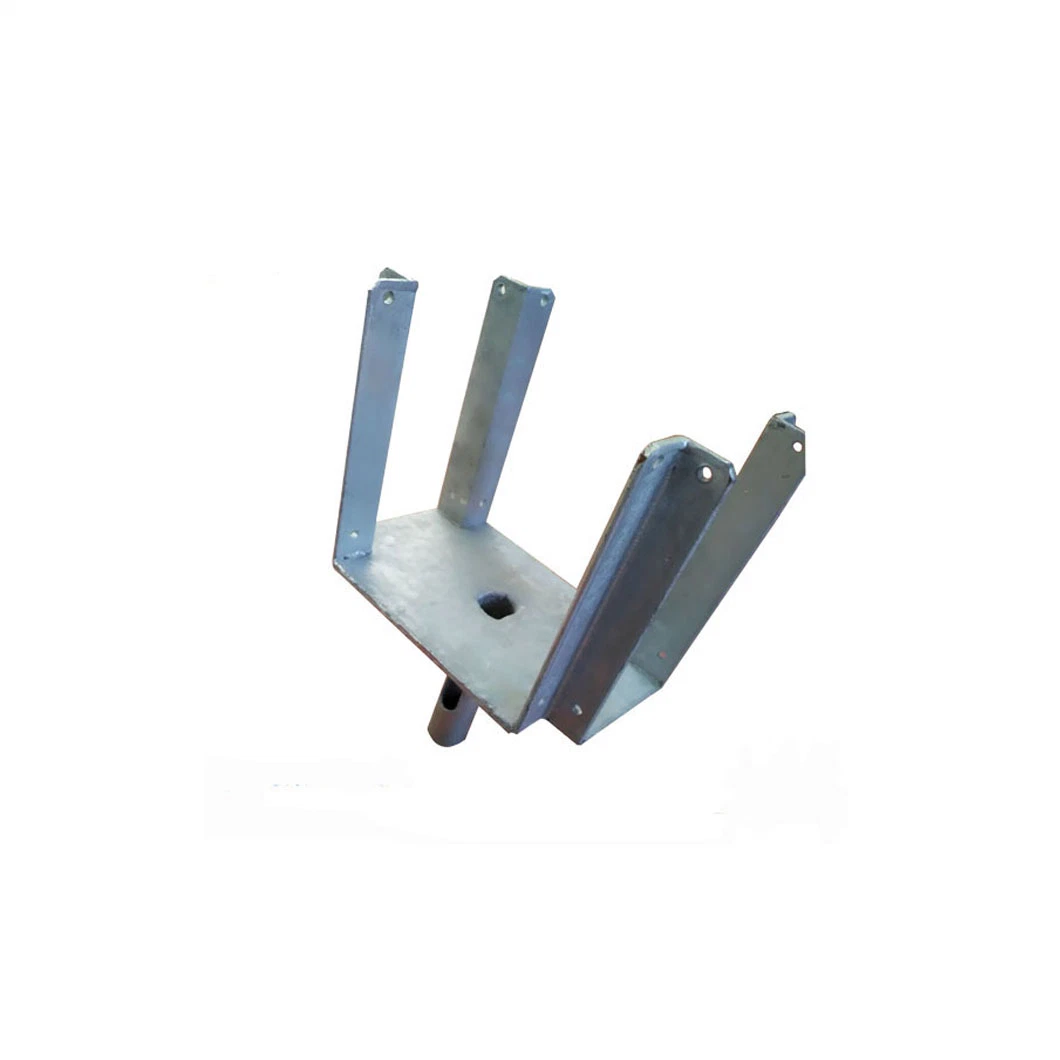 Welded 4/Four Way Fork Head Plate Jack for Concrete Formwork Beam Support/Post Shoring Props