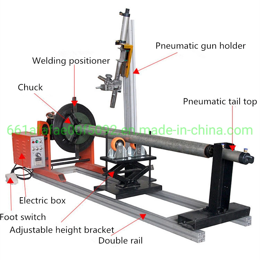 300kg Welding Positioner Turntable Pipe Flange Welding Turning Table