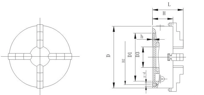 Lathe Chucks Jaw Chucks Independent Chuck Self-Centering Chuck Welding Chuck