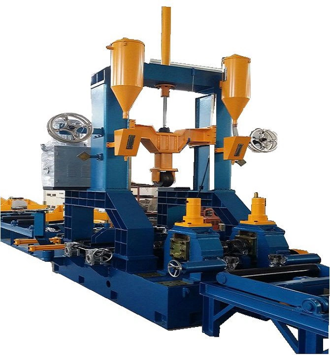 H Beam Automatic Assembly Welding Straightening Machine for Steel Structure Production Line